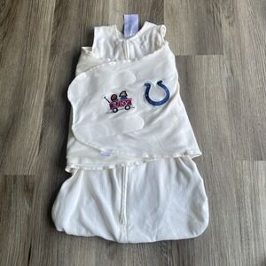 Halo Swaddle Sleep sack Newborn White Indianapolis Colts NFL Football Riley‎